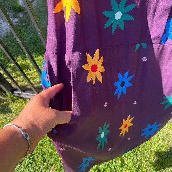 Anthropologie Dusen Dusen Daisy Silk Dress NWT - Picture 9 of 16